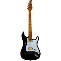 Jet JS-800 RLC BK Elektro Gitar (Relic Black) Jet JS-800 RLC BK Elektro Gitar (Relic Black)