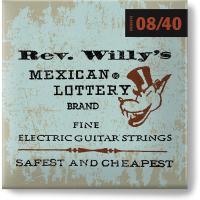 Jim Dunlop RWN0840 Rev. Willy's Lottery Brand Elektrik Gitar Teli (.008-.040) Jim Dunlop RWN0840 Rev. Willy's Lottery Brand Elektrik Gitar Teli (.008-.040)