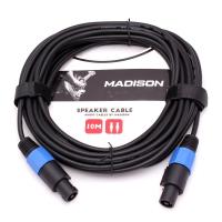 Madison Hoparlör Kablosu Speakon Jack 10 Metre- SİYAH