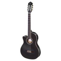 Ortega RCE145BK Solak Elektro Klasik Gitar (Siyah)