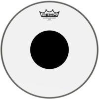 REMO CS-0312-10- Controlled Sound® Şeffaf Top Black Dot™ 12" Davul Derisi