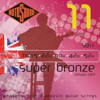 Rotosound SB11 Super Bronze Contact Core Akustik Gitar Teli (11-52)