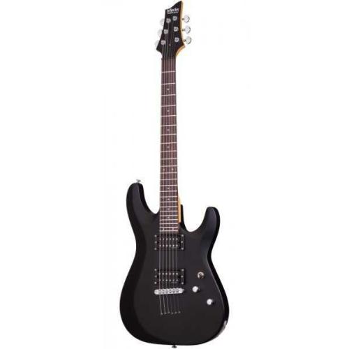 Schecter C-6 Deluxe Elektro Gitar (Satin Black)