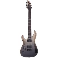 Schecter C-7 SLS Elite 7 Telli Solak Elektro Gitar (Black Fade Burst)