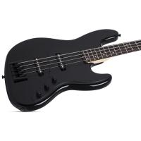 Schecter J-4 Bass Gitar (Gloss Black)
