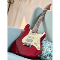 Soloking MS-11 Classic MKII in Transparent Red with 5A Flame Top Special Run W/Gigbag Soloking MS-11 Classic MKII in Transparent Red with 5A Flame Top Special Run W/Gigbag