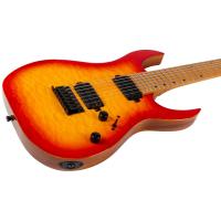 Spira Guitars S-507 QFB 7 Telli Elektro Gitar (Fireburst) Spira Guitars S-507 QFB 7 Telli Elektro Gitar (Fireburst)