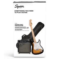 Squier Sonic Stratocaster 2 Ton Sunburst Frontman 10G Elektro Gitar Seti Squier Sonic Stratocaster 2 Ton Sunburst Frontman 10G Elektro Gitar Seti