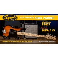 Stop Dreaming Start Playing! Set: Affinity Precision Bass Fender Rumble 15 BSB